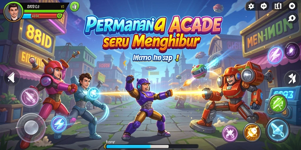 Tangkapan layar gameplay 88ID yang penuh aksi Arcade.