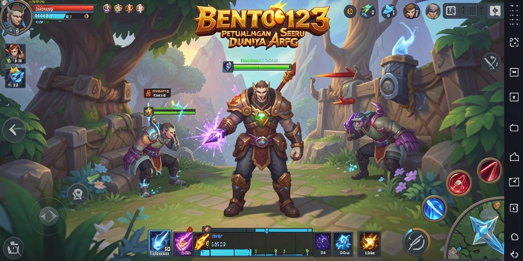 Screenshot BENTO123 menampilkan aksi seru dalam gameplay ARPG.