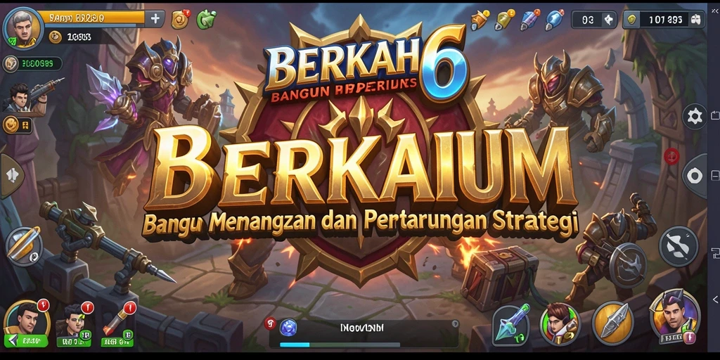 Tampilan epic gameplay strategi dalam <strong>BERKAH6</strong>.