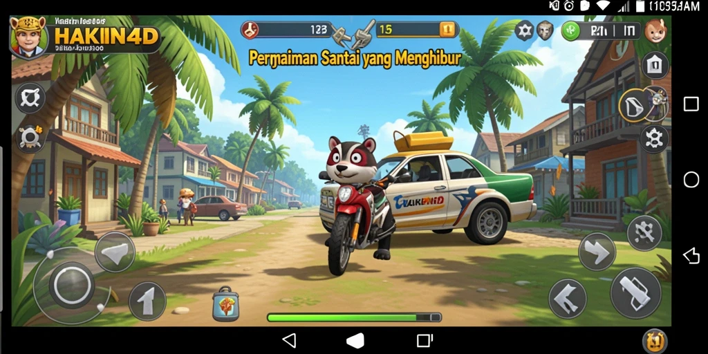 Tampilan menarik dari gameplay HAKIN4D yang menyenangkan.