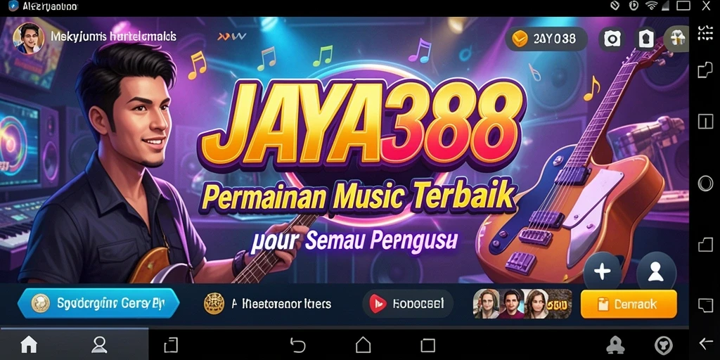 Tampilan gameplay JAYA388 yang menarik dengan berbagai alat musik.