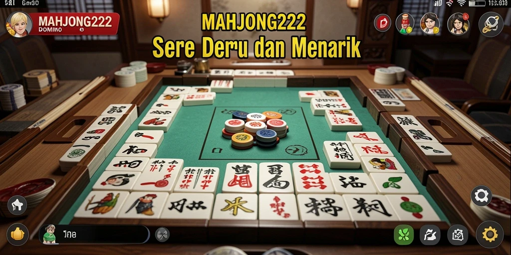 Tangkapan layar MAHJONG222 menampilkan gameplay Domino yang seru dan mengasyikkan.