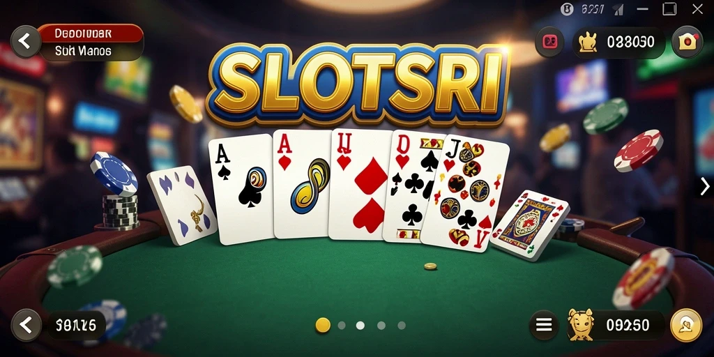 Tampilan gameplay Domino yang seru dan mendebarkan di SLOTSRI.