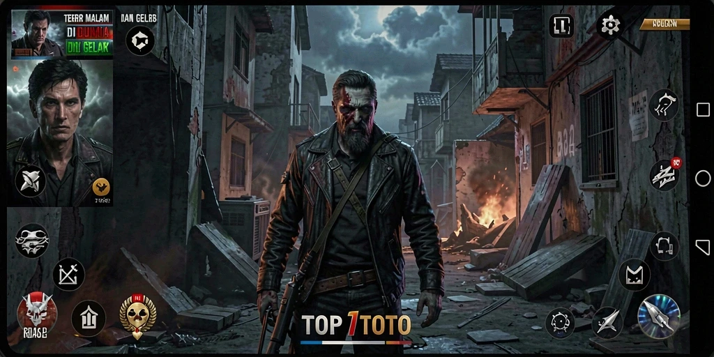 Screenshot gameplay menampilkan adegan Horror yang mencekam.