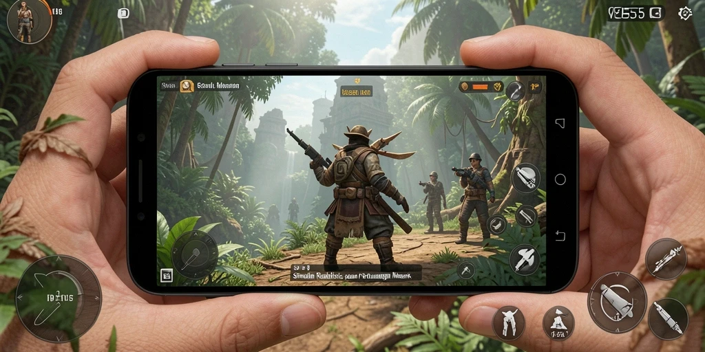 Tangkapan layar VC55 menampilkan grafis memukau dan gameplay interaktif.