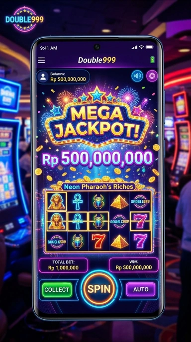Menu aplikasi yang mudah diakses di double999.